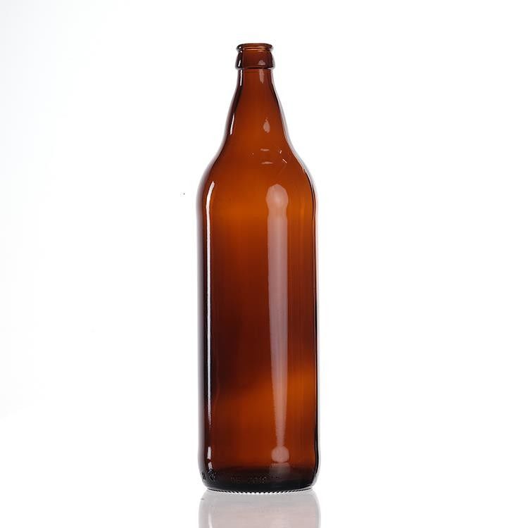 Hoge kwaliteit groen Amber Bier Glasfles Helder Warm Stampen Drank voor Bier