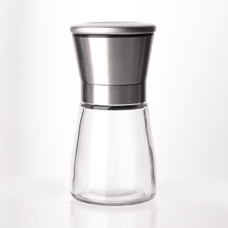 Aanpasbaar logo verschillende stijlen 40Z 8OZ glazen kruidenpotten met shakertoppen deksels voor kruiden