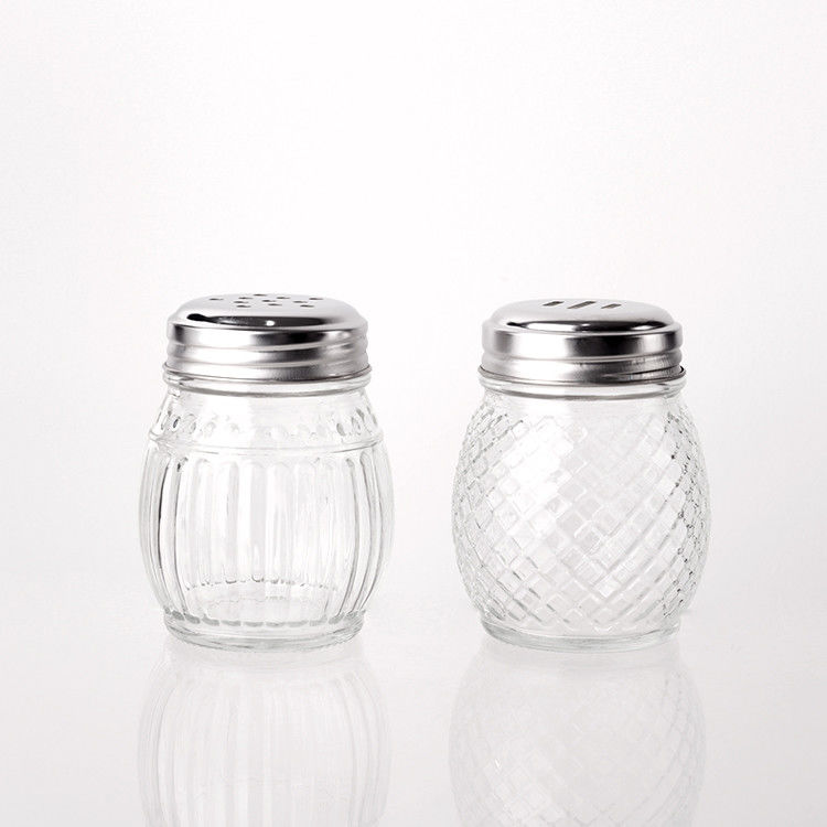 3.5oz 100ml Keuken Accessoires Kruiden Glas Spice Jar Set Voor Suiker Zout Peper