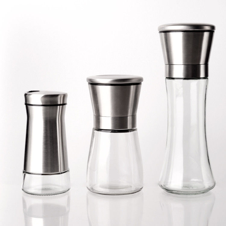 3.5oz 100ml Keuken Accessoires Kruiden Glas Spice Jar Set Voor Suiker Zout Peper