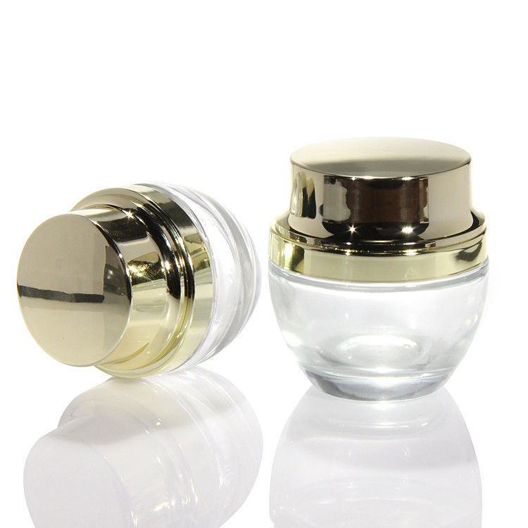 Glaspotten voor crème Groothandel 5Ml 10Ml 15Ml 20Ml 30Ml 50Ml Cosmetica Glaspotten voor haarcrème met deksel