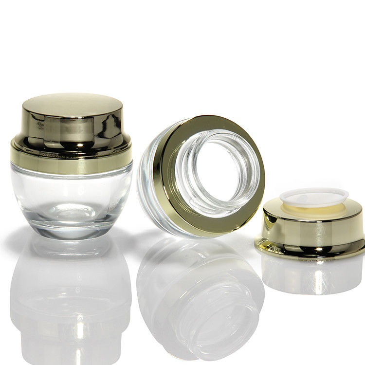 Glaspotten voor crème Groothandel 5Ml 10Ml 15Ml 20Ml 30Ml 50Ml Cosmetica Glaspotten voor haarcrème met deksel