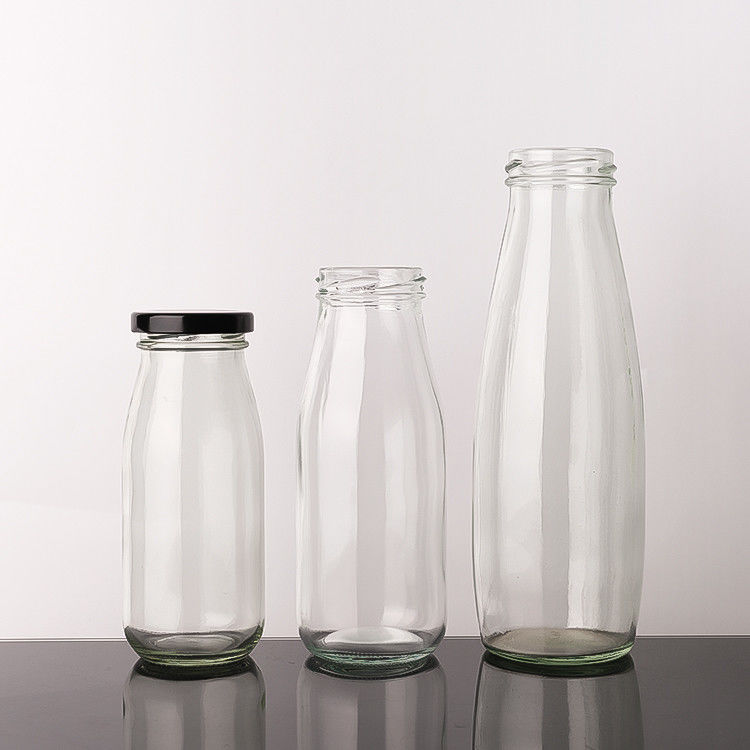 Gratis monster 100 ml 200 ml 350 ml pasteurisatie koud brouwen thee melk glazen flessen met metalen deksel