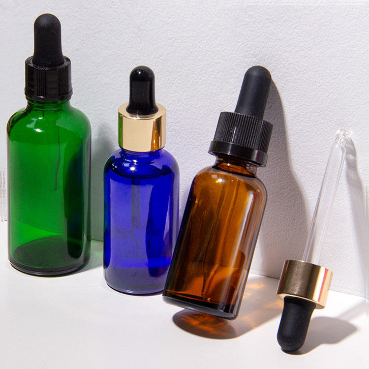 10 ml Frosted Matte Amber Essentiële Olie Glasfles En Glas Essentiële Olie Fles Met Dropper