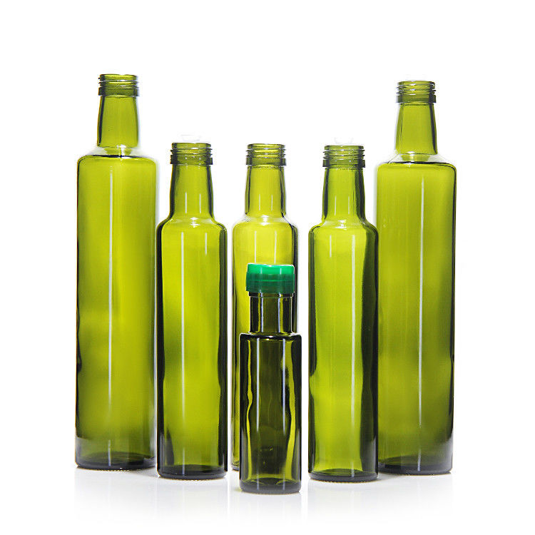 Voedingsmiddelen 250 ml 500 ml 750 ml heldere ronde Marasca-glasflessen met kap
