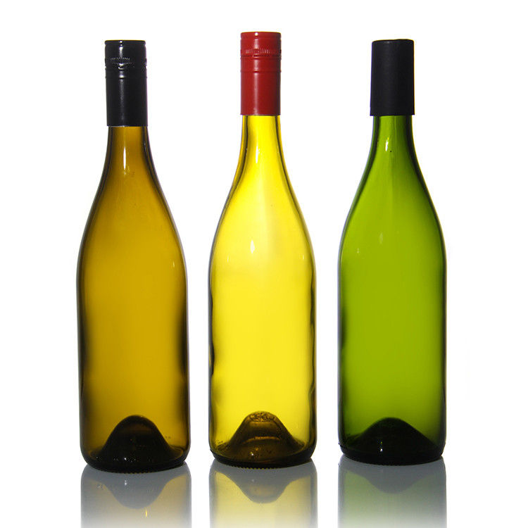 32 oz 750 ml aangepast Bourgogne wijn glas ronde fles met kurkstop