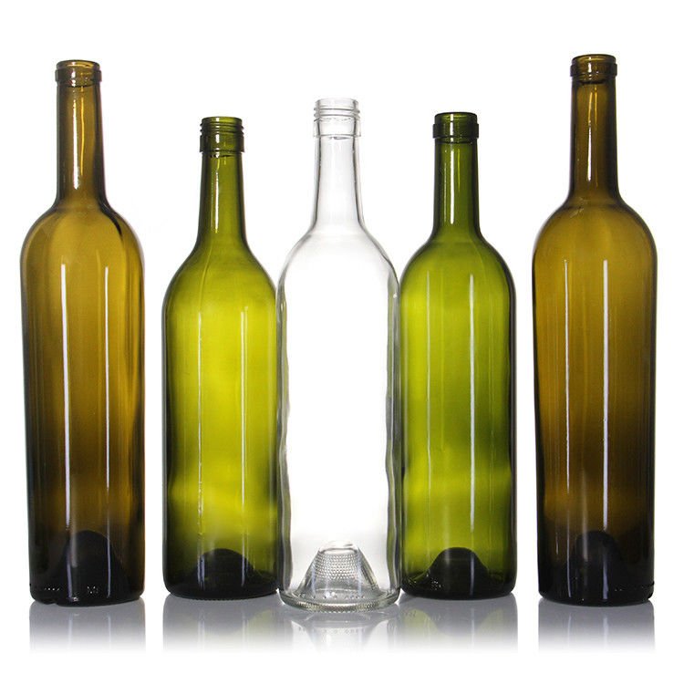 32 oz 750 ml aangepast Bourgogne wijn glas ronde fles met kurkstop