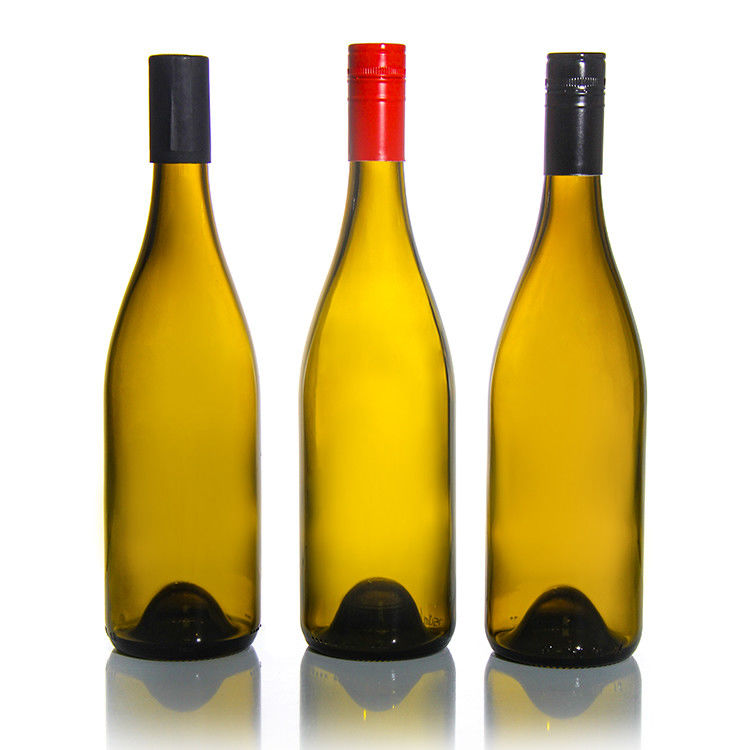 Luxefabrikanten Champagne 375 ml 750 ml Rode wijnfles donkergroen lege glazen flessen met deksel