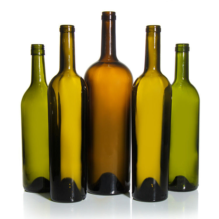 Luxefabrikanten Champagne 375 ml 750 ml Rode wijnfles donkergroen lege glazen flessen met deksel