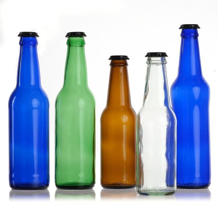 Groothandel Leeg 330ml 33cl 12oz Soda Of Sap Duidelijke Bier Glasflessen Met Deksel