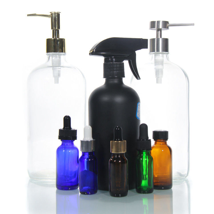 30 ml 120 ml glazen pomp lotion spray crème roldropper serum fles container voor cosmetische verpakking