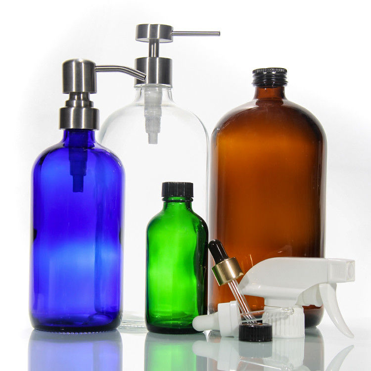 30 ml 50 ml 60 ml 80 ml 100 ml Lotion Serum Frosted Glass Body Oil Flasje Met Pomp Voor Huidverzorging