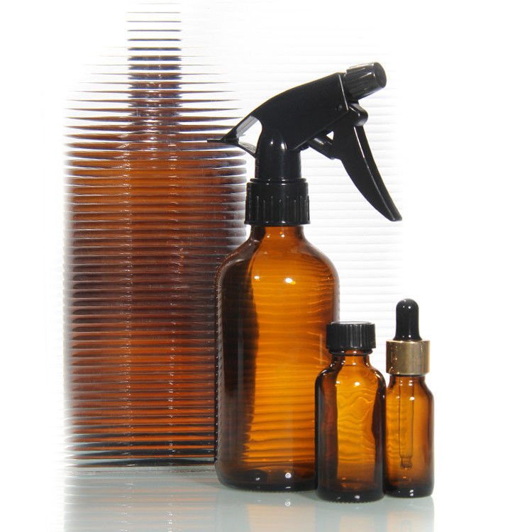 Kleurloze luxe glasfles Glasfles met pomp lotion Glas cosmetische flessen