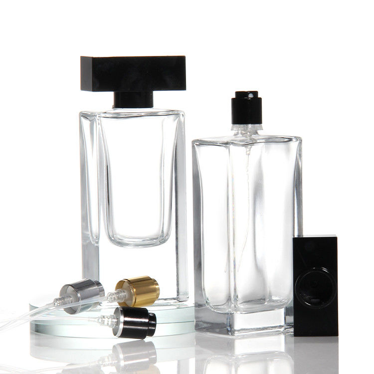 Groothandel 30 ml 50 ml 75 ml 100 ml Leeg Luxe Flat Square Spray Parfumfles