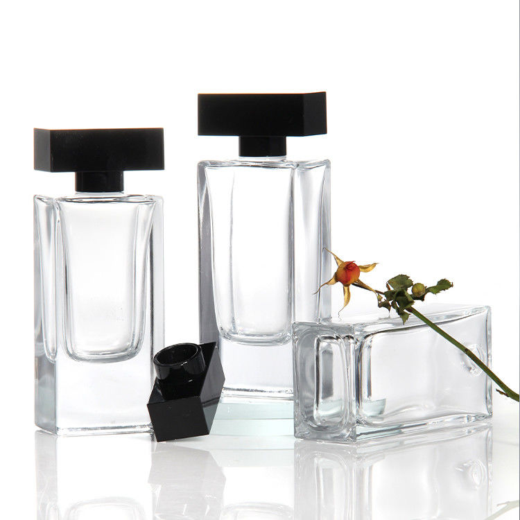 Groothandel 30 ml 50 ml 75 ml 100 ml Leeg Luxe Flat Square Spray Parfumfles