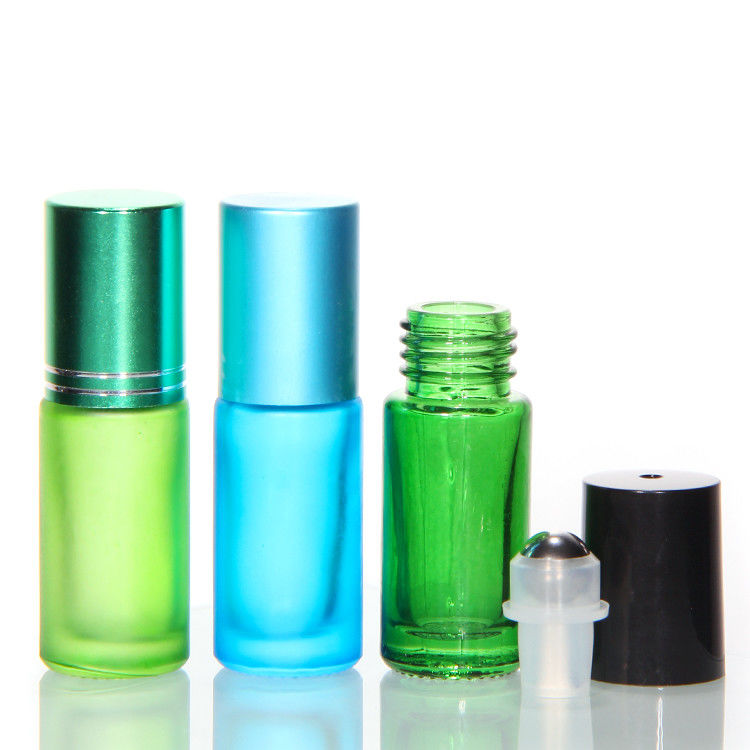 Nieuwe Essentiële Olie Roller Glasflessen Stalen Bal 10 ml Rol Fles Amber Roll On Parfum Fles