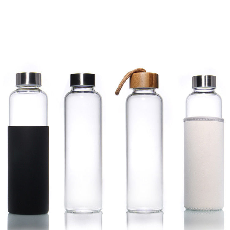 Fabrieksglasfles 420 ml 600 ml borosilicaat glas watersport drankfles