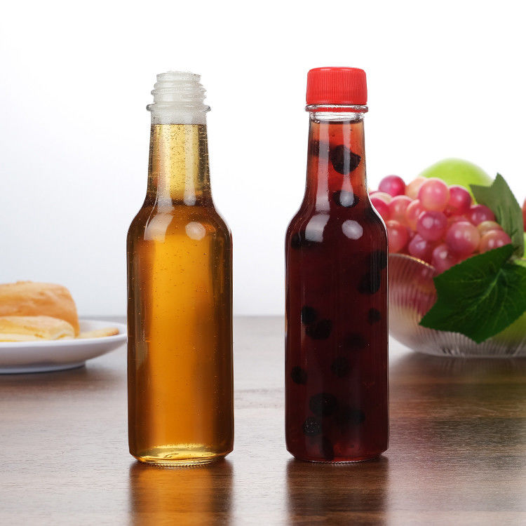 Fabriek Groothandel 5 oz 8 oz Woozy Flessen Ketchup Peper Sauce Glasfles Met Pp Deksel