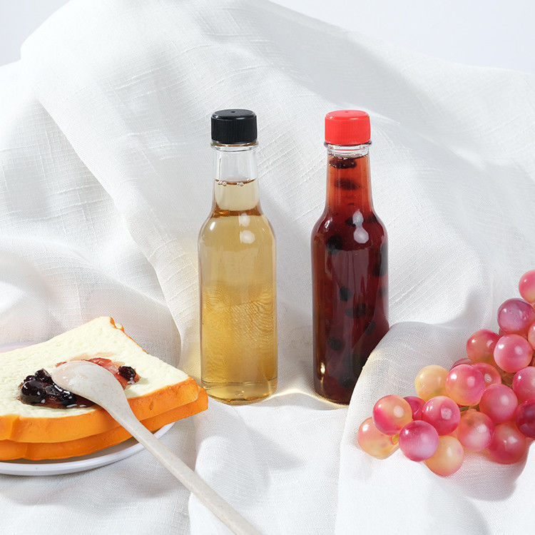 Groothandel 250 ml glazen warme saus flessen Sauce opslagfles met lekkagebestendige Twist off Cap