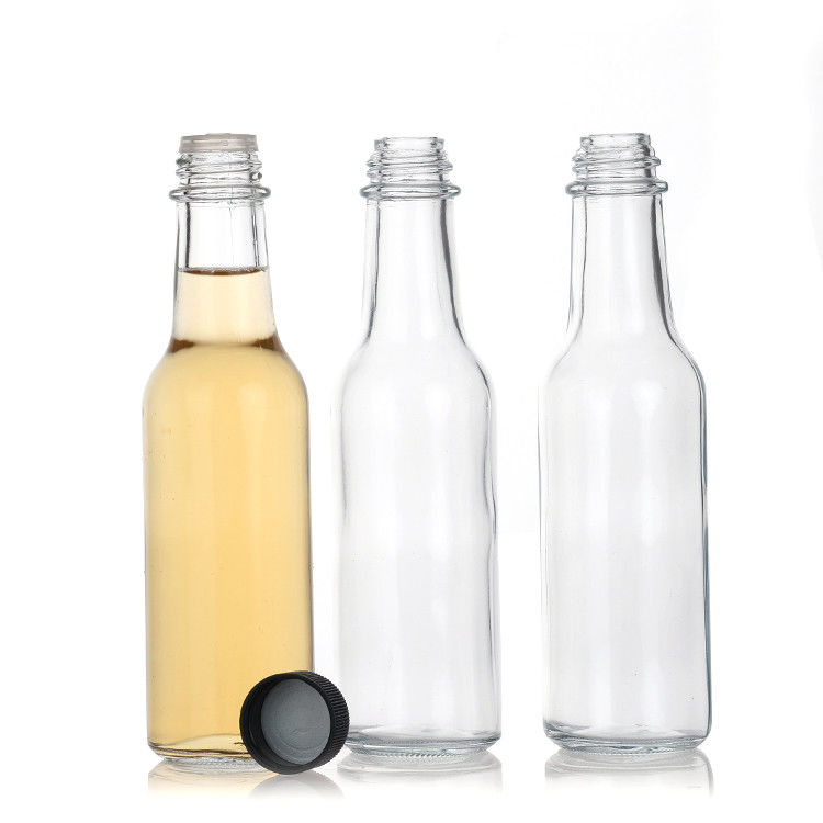 20 ml glazen fles met hoog flint voedsel kleurstof saus glazen fles met dop